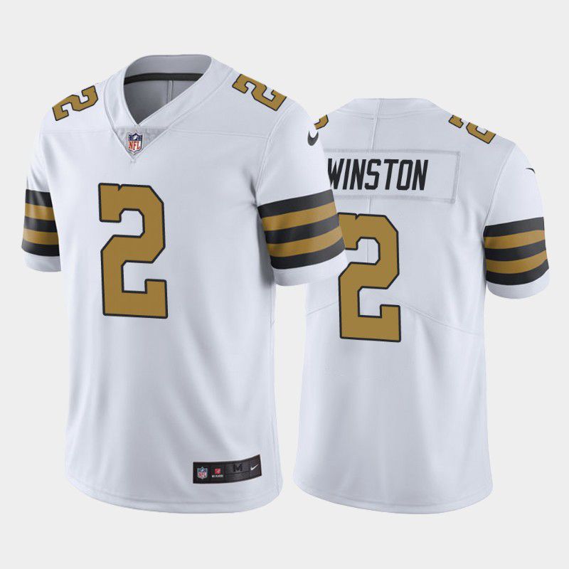 Men New Orleans Saints #2 Jameis Winston Nike White Color Rush Limited NFL Jersey->new orleans saints->NFL Jersey